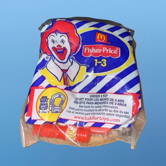 2004 Fisher Price McDonalds Hamburgler Kids Meal Toys A5 Open Bag - Picture 1 of 4